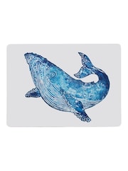 BlissHome Blue Creatures Whale Bath Mat - Image 1 of 3