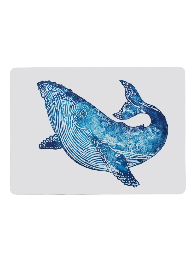 BlissHome Blue Creatures Whale Bath Mat - Image 1 of 3