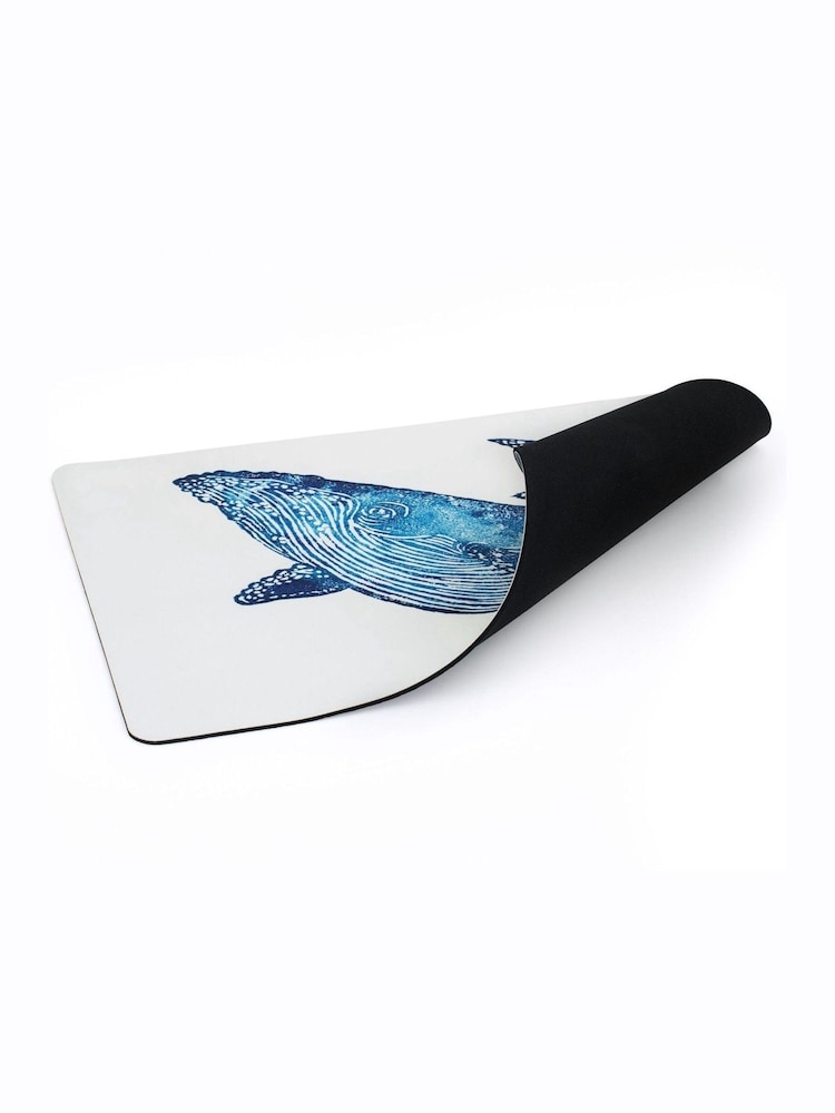 BlissHome Blue Creatures Whale Bath Mat - Image 2 of 3