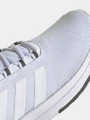 adidas White Racer TR23 100% Cotton Trainers - Image 9 of 9