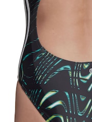 adidas Black Leaf Swimsuit - Image 6 of 7