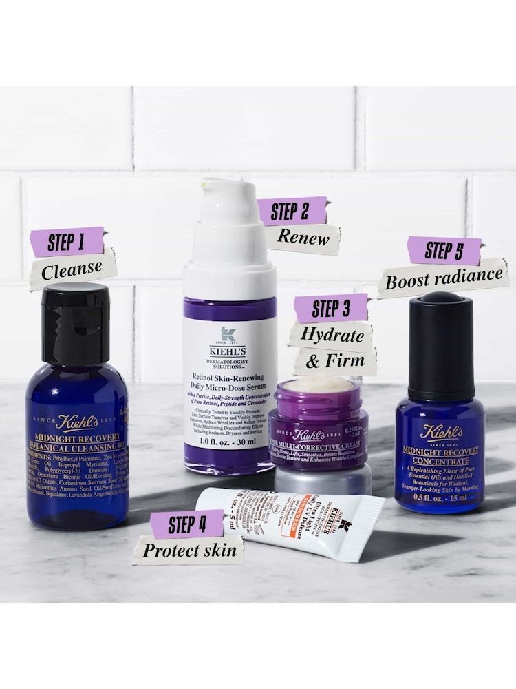 Kiehls Midnight Renewal Skincare Gift Set - Image 2 of 5
