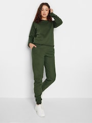 Long Tall Sally Green Cuffed Joggers - Image 3 of 4