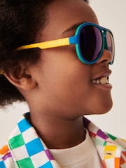 Little Bird by Jools Oliver Multi Rainbow Retro Sunglasses - Image 9 of 12