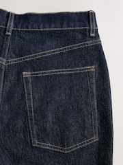 Indigoblau - Stovepipe Jeans mit geradem Bein - Bild 5 von 5