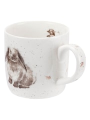 Wrendale Set of 6 White Royal Worcester Wrendale Rabbit Mugs - Image 4 of 4