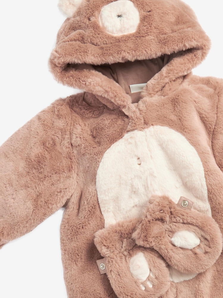 Braun - Strampelanzug aus Fleece mit abnehmbaren Handschuhen (0 M.–2 J.) - Bild 8 von 8 Braun - Strampelanzug aus Fleece mit abnehmbaren Handschuhen (0 M.–2 J.) - Bild 8 von 8