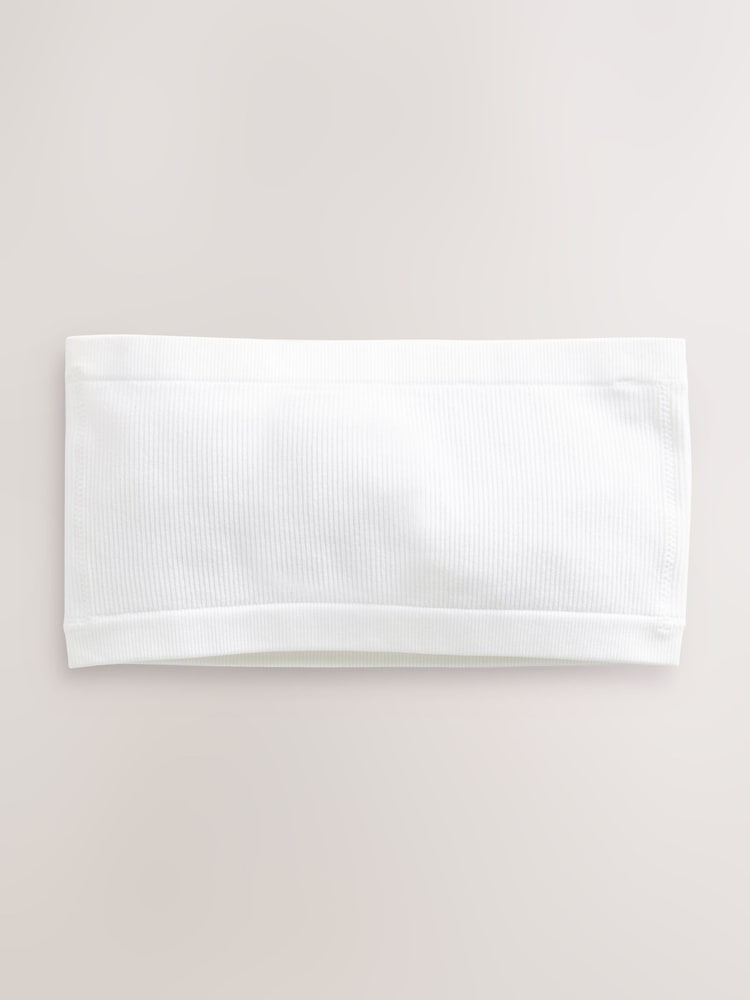 White Bandeau Crop Tops 1 Pack (7-16yrs) - Image 2 of 3
