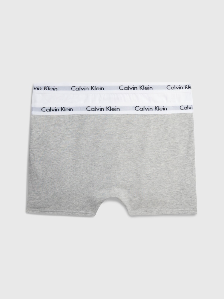 Calvin Klein Grey Boys Modern Cotton Trunks 2 Pack - Image 2 of 2