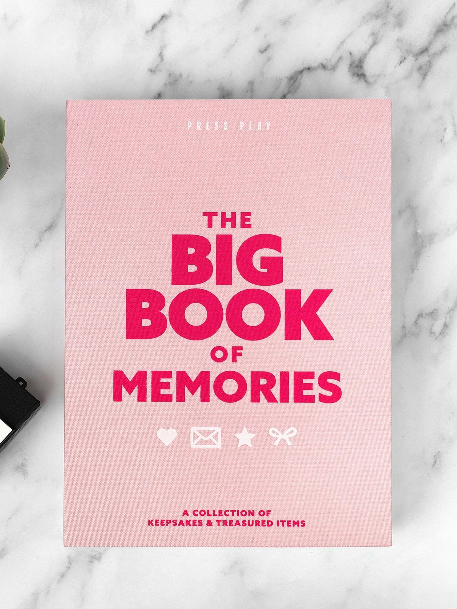 Suck Uk Unisex Pink Big Book Of Memories - Image 1