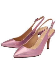 Ravel Pink Slingback Shoes On a Kitten Heels - Image 2 of 4