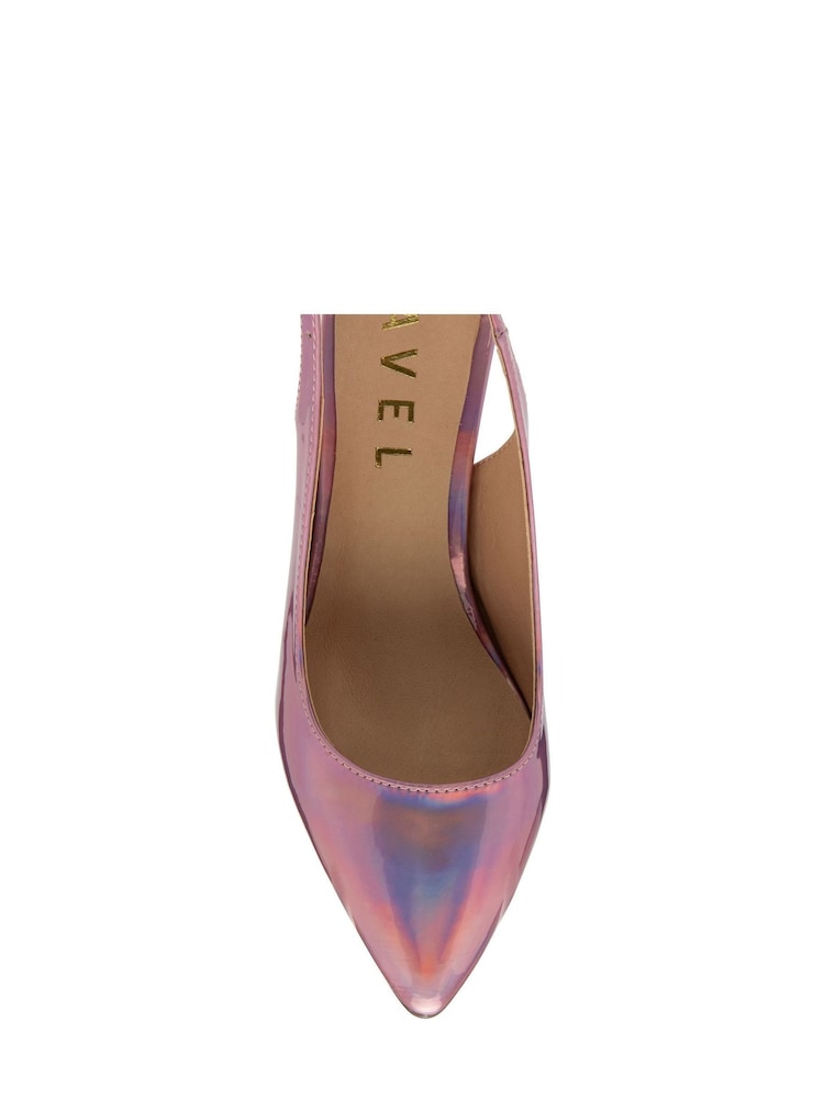Ravel Pink Slingback Shoes On a Kitten Heels - Image 4 of 4