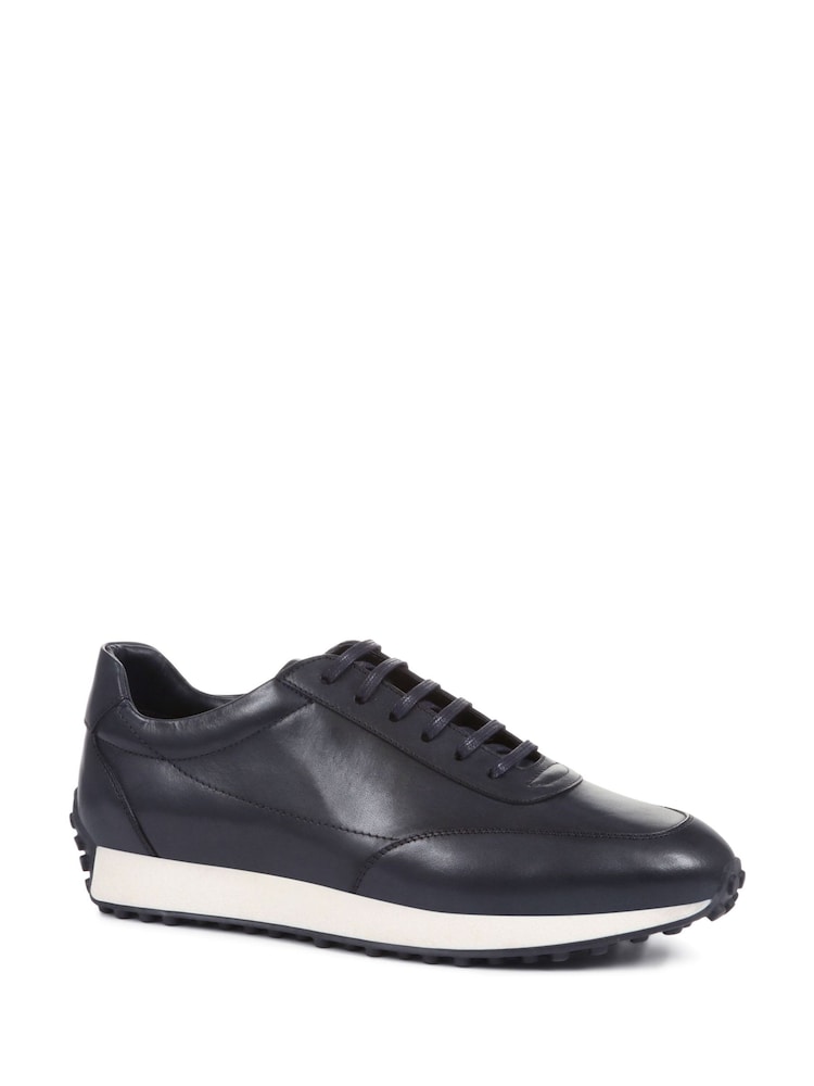 Jones Bootmaker Southend Smart Leather Trainers - Image 2 of 5