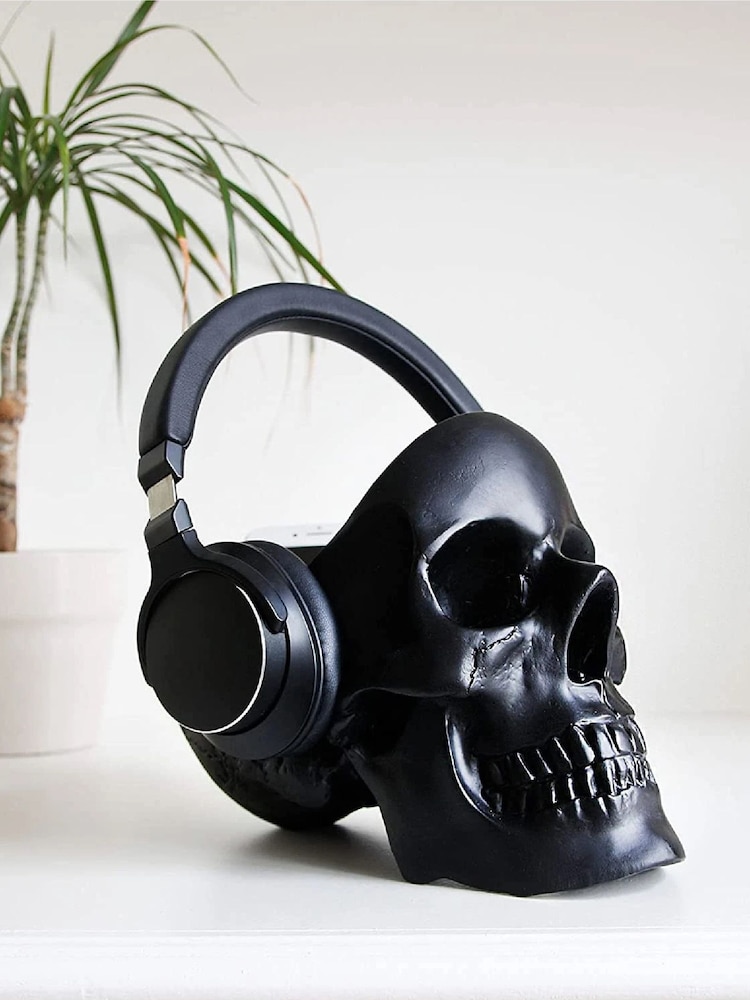 Suck UK Black Skull Tidy - Image 2 of 5 Suck UK Black Skull Tidy - Image 2 of 5