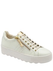 Ravel White Zip Up Casual Trainers - Image 1 of 4