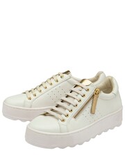 Ravel White Zip Up Casual Trainers - Image 2 of 4