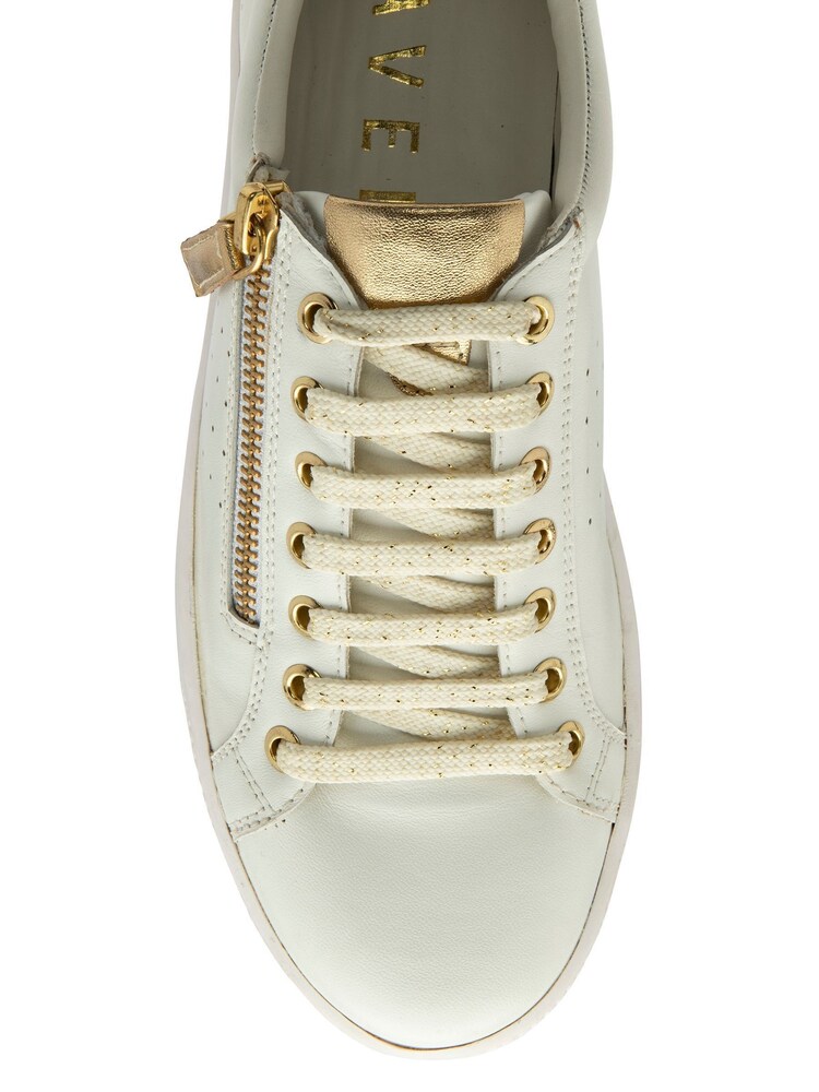 Ravel White Zip Up Casual Trainers - Image 4 of 4