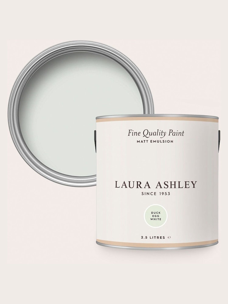 Laura Ashley Duck Egg Blue White Matt Emulsion 2.5Lt Paint - Image 4 of 4