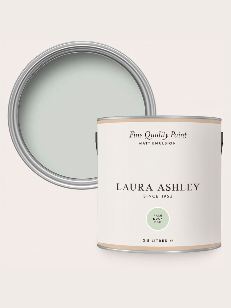 Laura Ashley Pale Duck Egg Matt Emulsion 2.5Lt Paint - Image 4 of 4