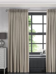 Truffle Natural Imogen Made To Measure Curtains - Image 1 of 8