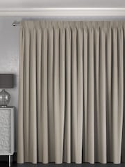 Truffle Natural Imogen Made To Measure Curtains - Image 2 of 8