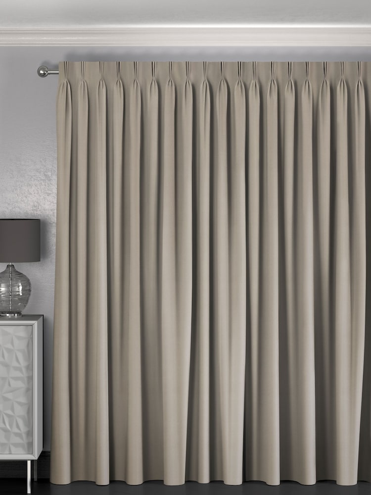 Truffle Natural Imogen Made To Measure Curtains - Image 2 of 8