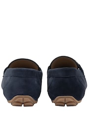 Ravel Blue Leather Driving Shoes Loafers - Image 3 of 4