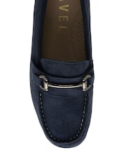 Ravel Blue Leather Driving Shoes Loafers - Image 4 of 4