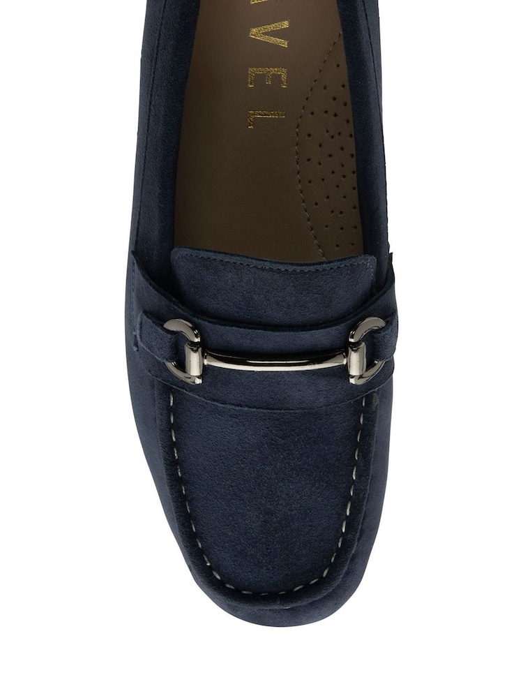 Ravel Blue Leather Driving Shoes Loafers - Image 4 of 4