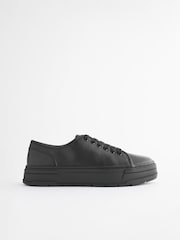 Black Forever Comfort® Patent Cleated Sole Chunky Trainers - Image 3 of 8