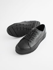 Black Forever Comfort® Patent Cleated Sole Chunky Trainers - Image 5 of 8