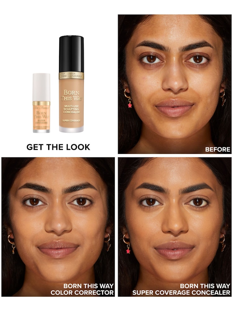 Too Faced Warm Peach Born This Way Super Coverage Brighten & Correct Concealer - Image 2 of 4