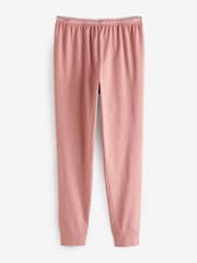 Pink Floral Cotton Long Sleeve Pyjamas - Image 7 of 8