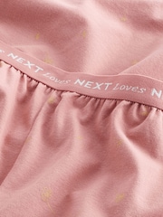 Pink Floral Cotton Long Sleeve Pyjamas - Image 8 of 8