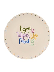 Widdop White Circle Platter - Home Is Where The Food Is - Image 2 of 2