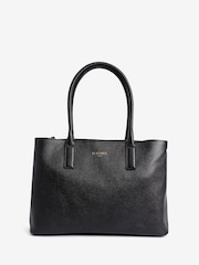 LK Bennett Black Leather Lillian Tote Bag - Image 1 of 4