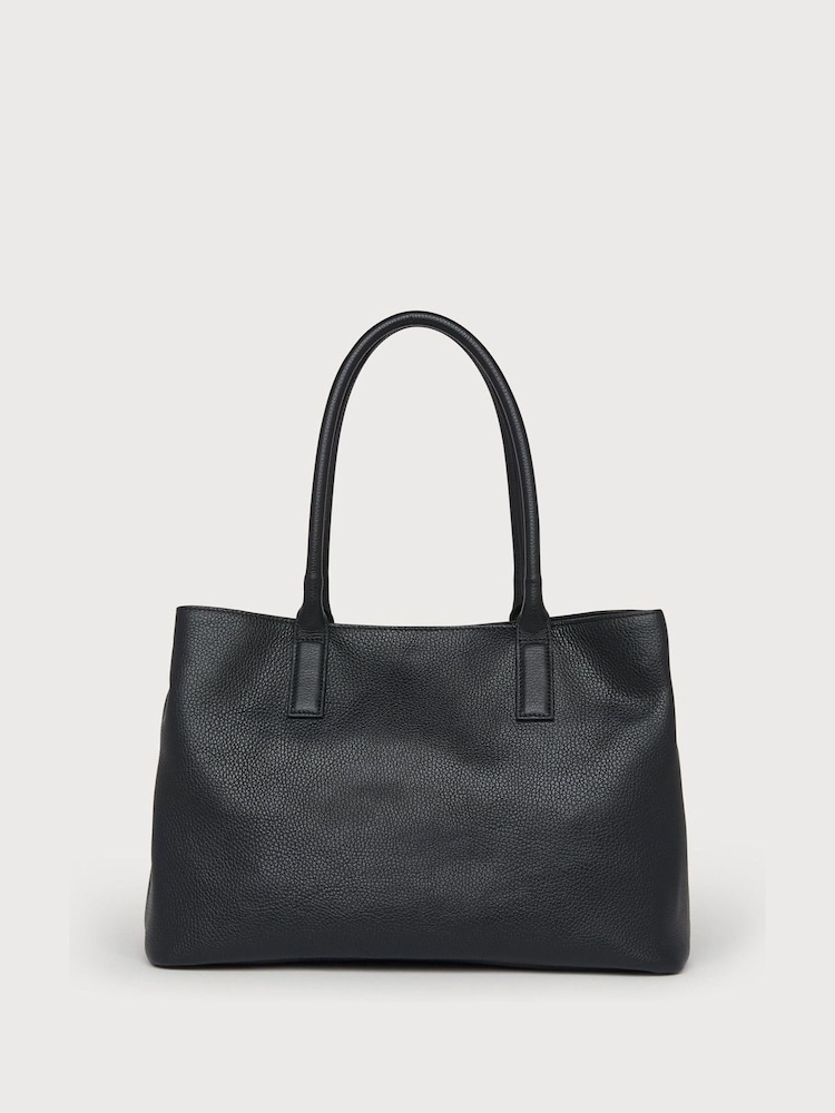 LK Bennett Black Leather Lillian Tote Bag - Image 2 of 4