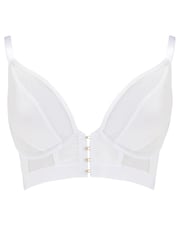 Pour Moi White India Front Fastening Underwired Bralette - Image 3 of 4