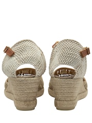Creme - Ravel Gewebte Espadrilles - Bild 3 von 4