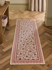 Pink Mabel Woodblock Runner - Image 1 of 4