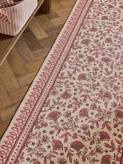 Pink Mabel Woodblock Runner - Image 3 of 4