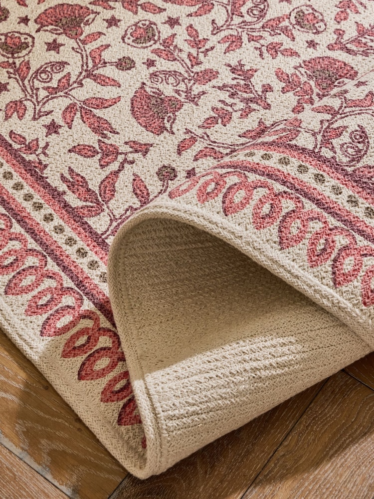 Pink Mabel Woodblock Runner - Image 4 of 4
