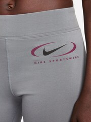 Nike Dark Grey High Rise Vintage Leggings - Image 4 of 5