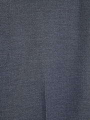 Blue Slim Fit Slim Fit Trimmed Herringbone Suit: Trousers - Image 6 of 6