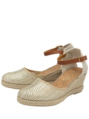 Gold - Ravel Gewebte Espadrilles - Bild 2 von 4