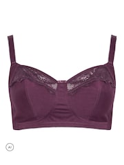 Yours Curve Non-Padded Non-Wired Full Cup Bras 2 Pack - Изображение 6 9
