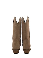 Ravel Light Brown Leather Calf High Cowboy Western Boots - Image 4 of 4