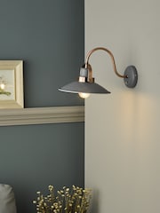 Dar Lighting Grey Liden Wall Light - Image 1 of 4