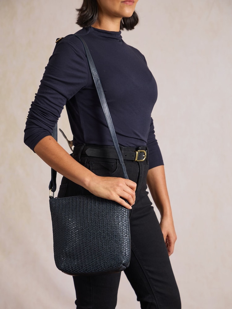 Синий - Lakeland Leather Wreay Сумка через плечо - Изображение 1 6