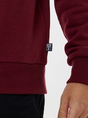 Saltwell Red Cotton Rich Quarter Zip Fleece - Image 5 of 5